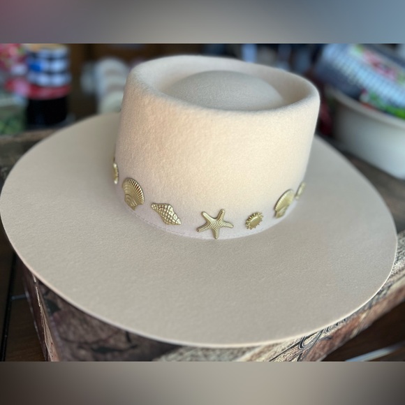 Lack Of Color Seaside Wool Wide-Brim Boater Hat - Picture 11 of 12